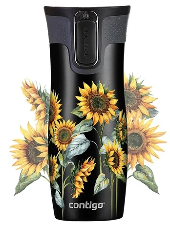 Termo puodelis Contigo West Loop 2.0 470 ml – „Sunflowers“