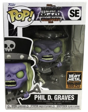 Funko POP! Heavy Metal Phil D.Graves exclusive