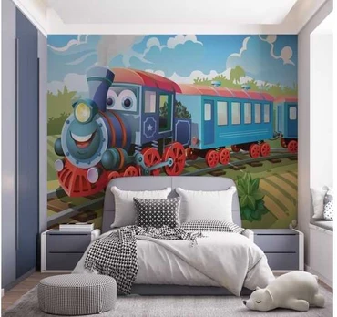 Walltastic Traintastic Tog tapet 243 x 203 cm