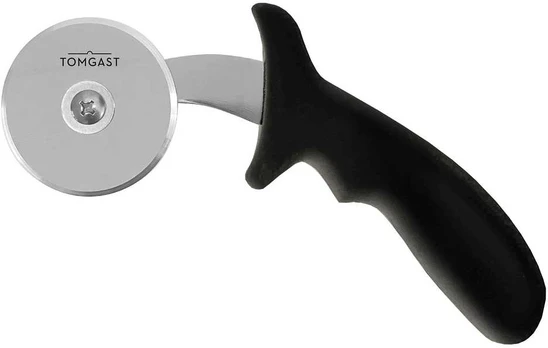 Pizza cutter, 7 cm, juodas