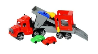 Transportavimo sunkvežimis Plasto, 47 cm, raudonas