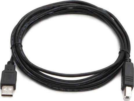 Lama Plus USB kabelis (2.0), USB A M - USB B (M), 1.8m, juoda