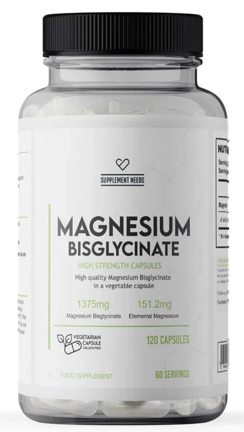 Supplement Needs Magnesium Bisglycinate 120 kaps