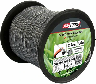 AW-Tools AWTOOLS CLASSIC PJOVIMO LINIJA 2,7x100 m / TWISTED