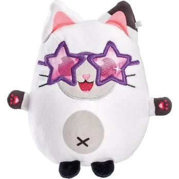 Pliušinis žaislas Schmidt Gabbys Dollhouse Celebration Panda Paws, baltas, 15 cm