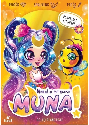 Muna. Gėlių planetoje. Pasakiški lipdukai