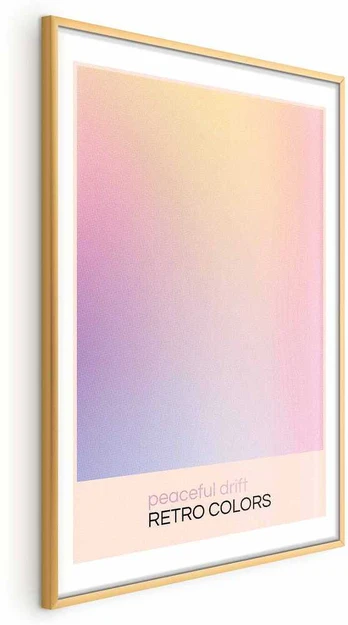 Artgeist Plakatas - Peaceful Drift - Delicate Pastel Shades Creating a Harmonious Whole