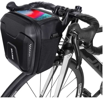 Bicycle holder / handlebar bag touch screen with zipper WILDMAN GS9 3L