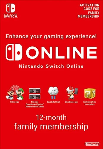 Nintendo Switch Online 12 Month Membership