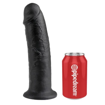 Pipedream King Cock realistinis dildo, juodas, 25 cm