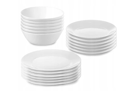 Ikea Oftast 18 vnt. indų rinkinys: lėkštės ir dubenys