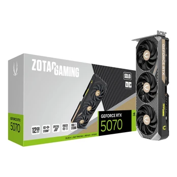 Vaizdo plokštė ZOTAC GAMING GeForce RTX 5070 Solid OC, 12288 MB GDDR7