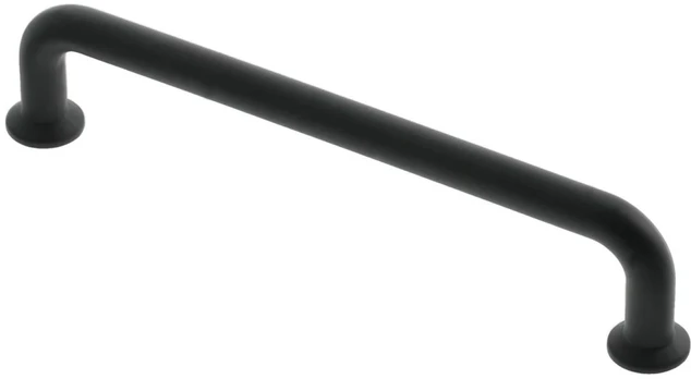 NORD zamak handle, C=192 mm, juodas matt