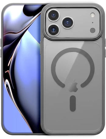 Dėklas Telforceone Color Clear Mag case for iPhone 17 Pro 6,3' / 18 Pro 6,3'' sidabrinis