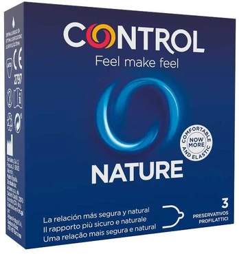 Prezervatyvai CONDOMS CONTROL ADAPTA NATURE 3 vnt