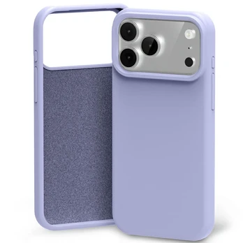 Dėklas Mercury Silicone do iPhone 17 Pro Max lawendowa szarość