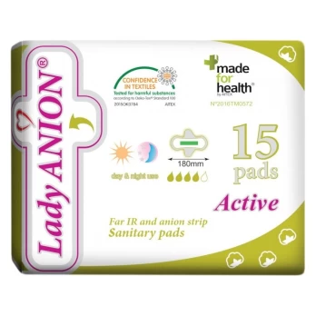 LADY ANION ploni paketai 180 mm, 15 vnt.