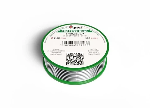 LYDMETALIS SN99.3CU0.7-B/T 2MM 100G