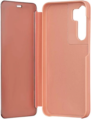 Dėklas Telforceone Fold Mirror View Case for Samsung Galaxy S23 FE pink