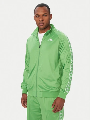 Kappa Džemperis 301EFU0 Žalia Regular Fit