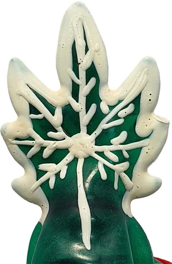 CONDOMERIE - HANDPAINTED NOVELTY CONDOMS CANNABIS MODEL 2
