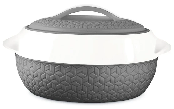 Milton casserole Matrix 2.5, grey/white | MT-1105