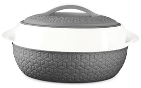 Milton casserole Matrix 2.5, grey/white | MT-1105 kaina