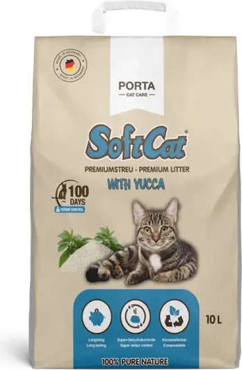 Porta21 - Catlitter - SoftCat Yucca - light - 10 L