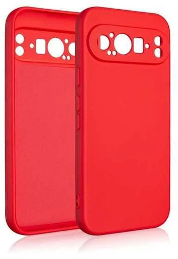 Beline Dėklas Silicone Google Pixel 9 Pro XL raudona/red