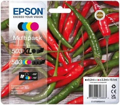 Epson C13T09R94010, High (XL) Yield, 9.2 ml, 9.9 ml, 550 pages, 4 pc(s), Multi pack