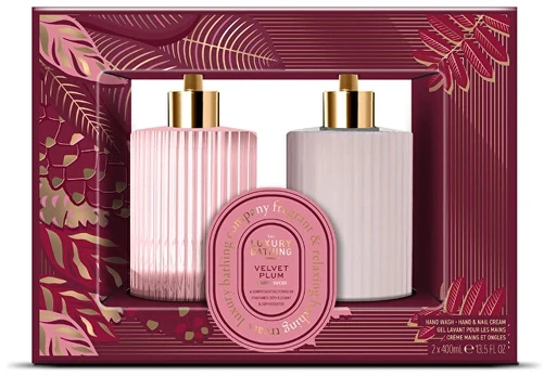 Grace Cole Velvet Plum & Soft Suede Hand Care Gift Set 2 pcs
