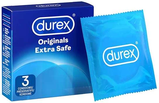 Durex - Prezervatyvai Extra Safe 3 g.