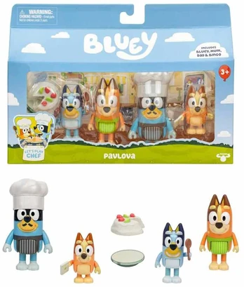 Moose Bluey Lets Play Chef pack 4 figures