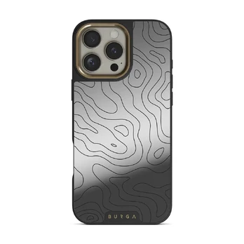 Wild Terrain - Minimalist iPhone 16 Pro Case, Elite Mirror (MagSafe) / Gold