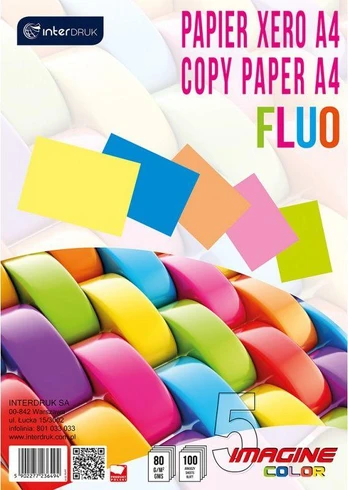 Interdruk Xerox popierius A4 80g Fuo 100 lakštų