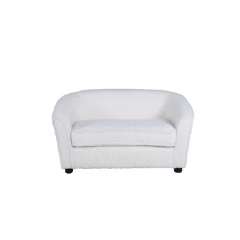 Måna Kids Sofa - Black / White Teddy