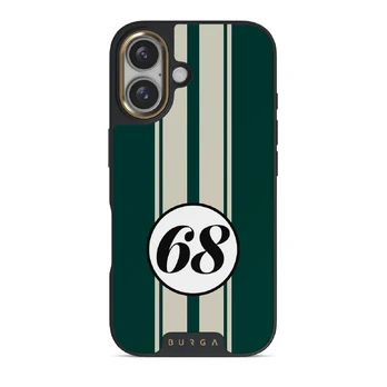 Classic Racing - iPhone 16 Case, Elite Dark (MagSafe) / Gold