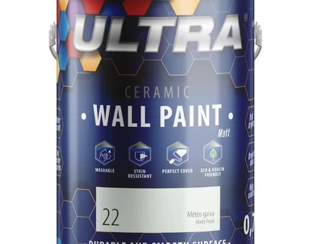 Interjero dažai ULTRA CERAMIC, 0,7 l, Mėtos gaiva sp. (22)