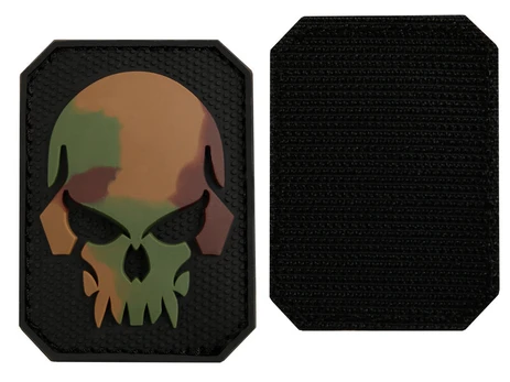 Pleistras Mil-Tec PVC 3D SKULL small, Camo