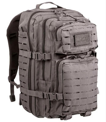 Kuprinė Mil-tec Assault Laser Cut LG, pilkos spalvos, 36L .