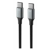 Swissten Textile II USB-C - USB-C Data and Charching Cable 1.5m kaina