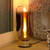 "Artemide Gople Mini" stalinė lempa vario/sidabro spalvos