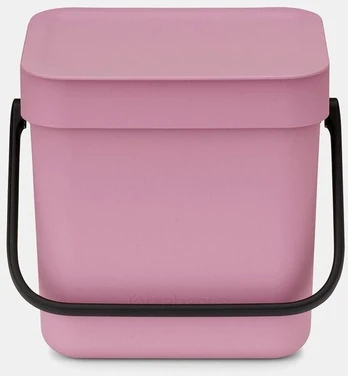 Brabantia šiukšliadėžė Sort and Go, 3 L, rožinė