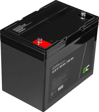 Akumuliatorius GREEN CELL Lithium-iron-phosphate LiFePO4 12V 12.8V 60Ah
