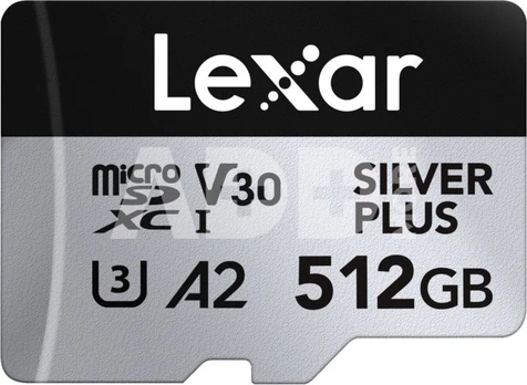 Lexar microSDXC Professional SILVER Plus UHS-I/U3/A2/4K R205/W150 (V30) 512GB