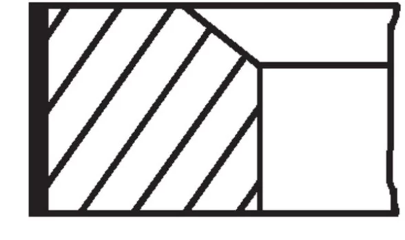 MAHLE 002 24 N0 Piston ring set