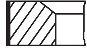 MAHLE 002 24 N0 Piston ring set kaina