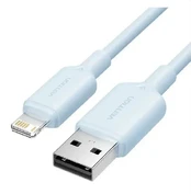 CABLE USB2.0 TO LIGHTNING/1M BLUE LAMSF VENTION kaina