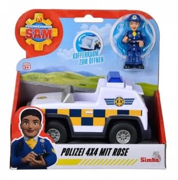 Jeep SIMBA gaisrininkas Sam policijos džipas 4x4 mini veiksmo figūrėlė