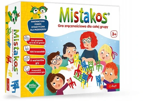 Žaidimas "mistakos" grupėms, 100 kėdžių, 4 spalvos